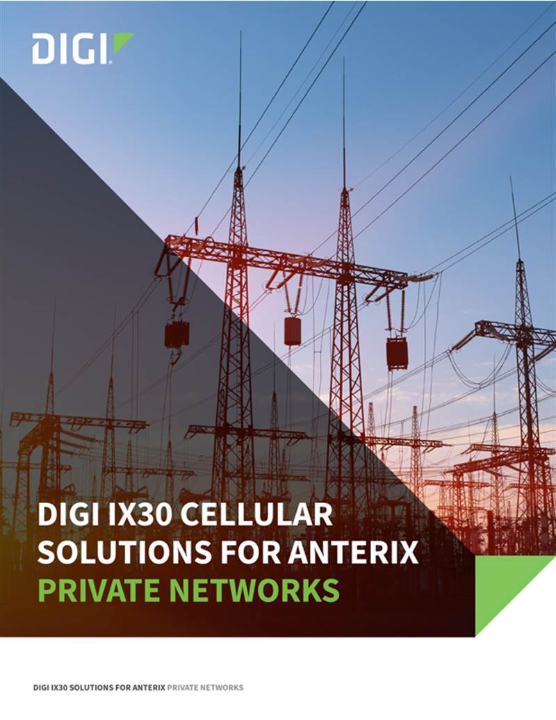 Digi IX30 Cellular Router for Anterix Private Networks