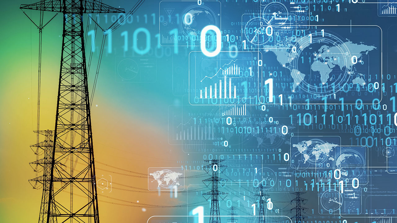 Utilities energy usage concept