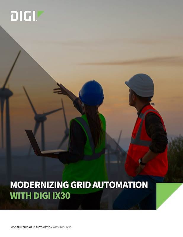 Modernizing Grid Automation with Digi IX30 cover page