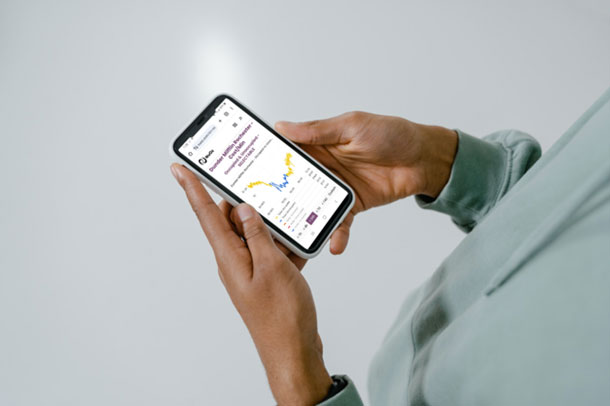 Mobile app providing NuOz energy metrics