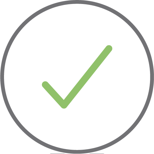 Checkmark icon.